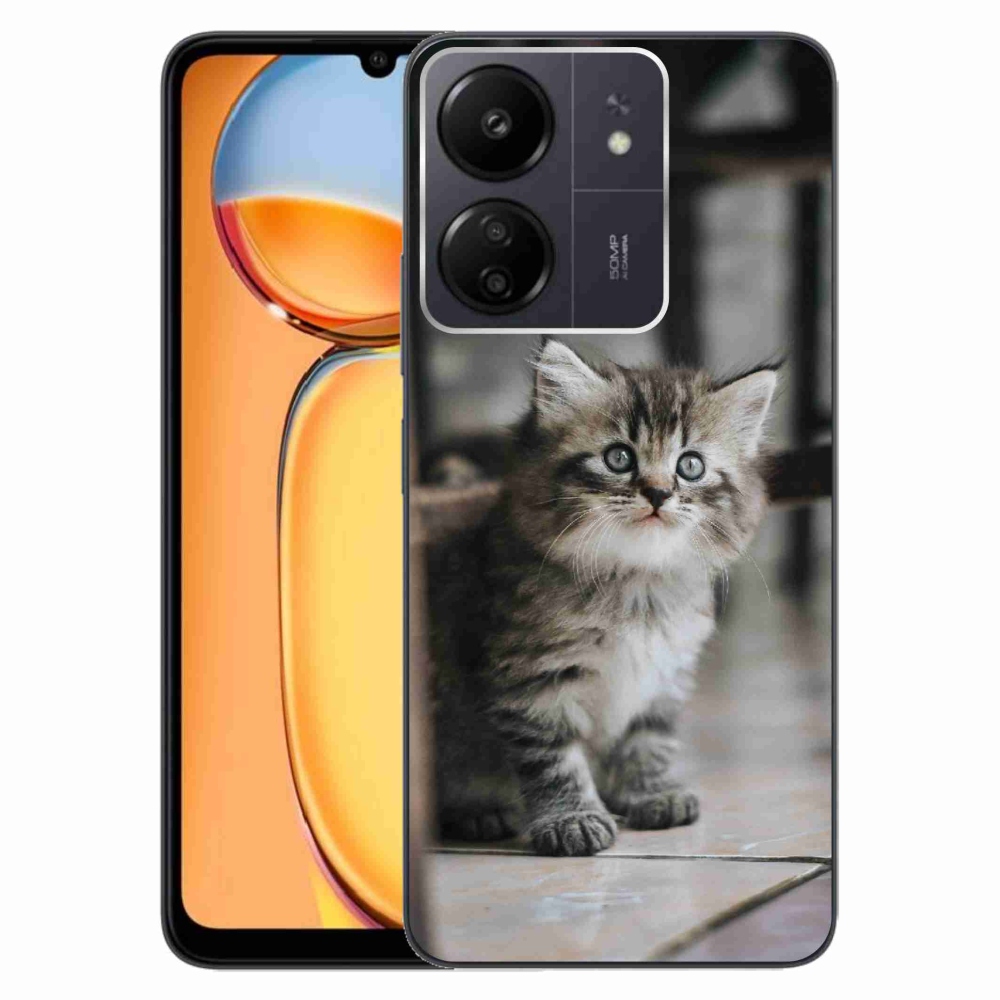 Gél borítás mmCase a Xiaomi Poco C65/Redmi 13C-hez - cica