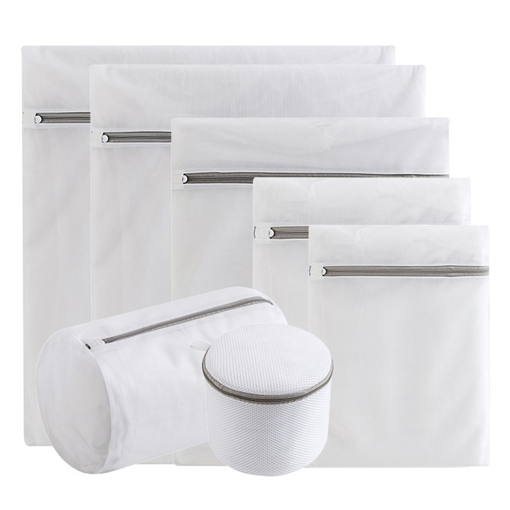 7 darabos hálós mosózsák készlet a ruhák védelmére
