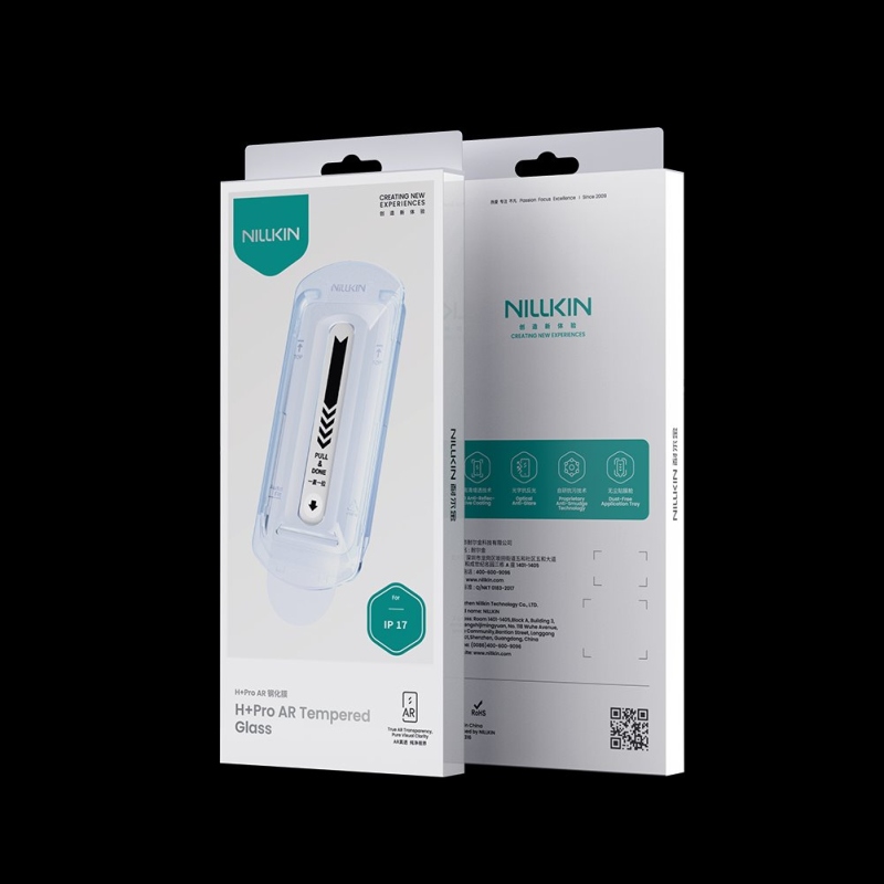 Nillkin Edzett üveg 0.2mm H+ PRO 2.5D Apple iPhone 17 készülékhez (applikátorral)