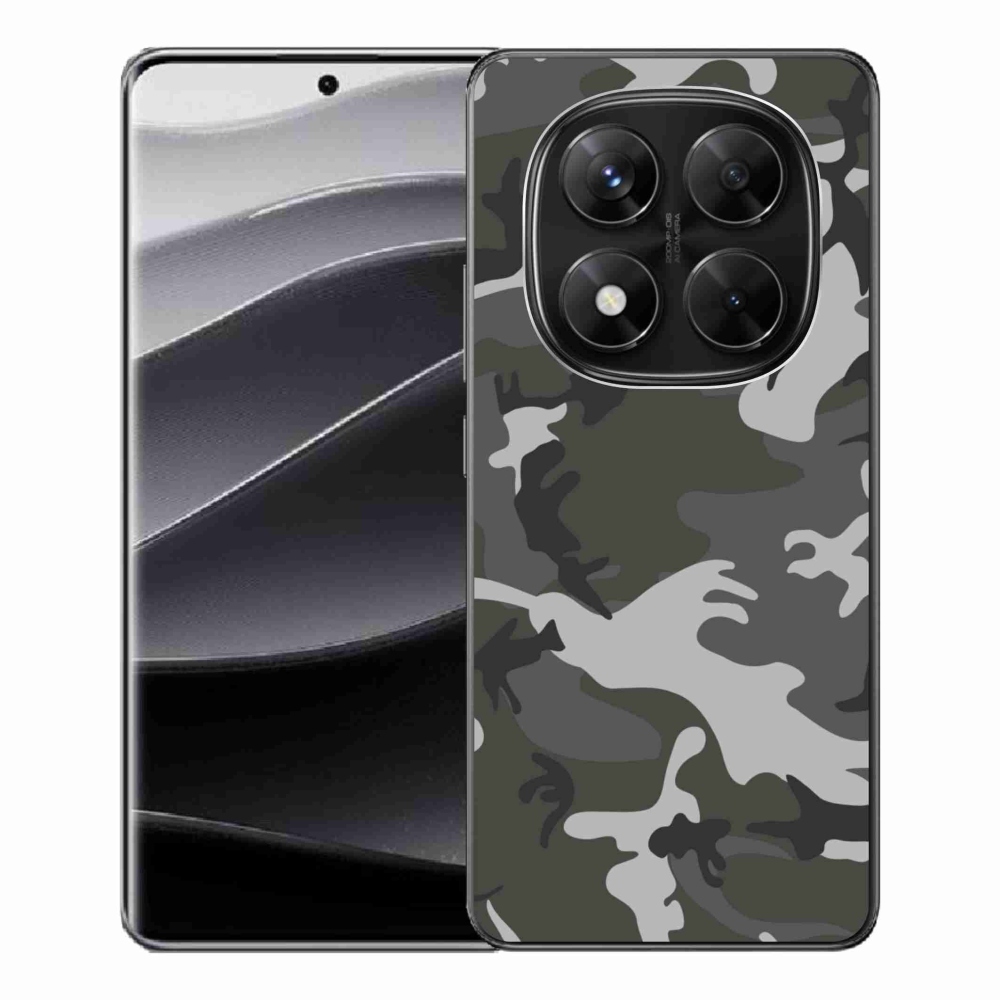 Zselés borítás mmCase a Xiaomi Redmi Note 14 Pro 5G/Poco X7 5G számára - álcázó mintás