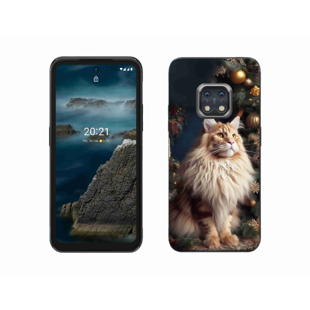 Zselés borítás mmCase a Nokia XR20 készülékhez - macska a fánál