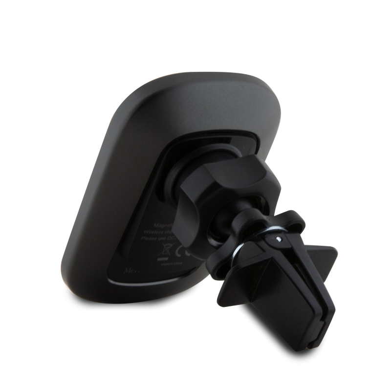 Mercedes mágneses autós tartó 15W-os vezeték nélküli töltéssel Fekete