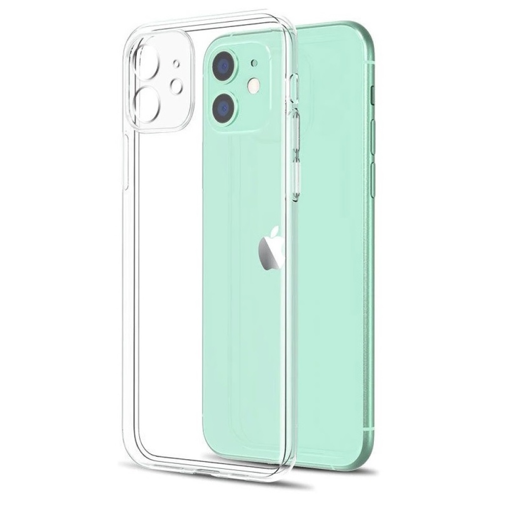Átlátszó zselés tok iPhone 11 készülékhez - átlátszó
