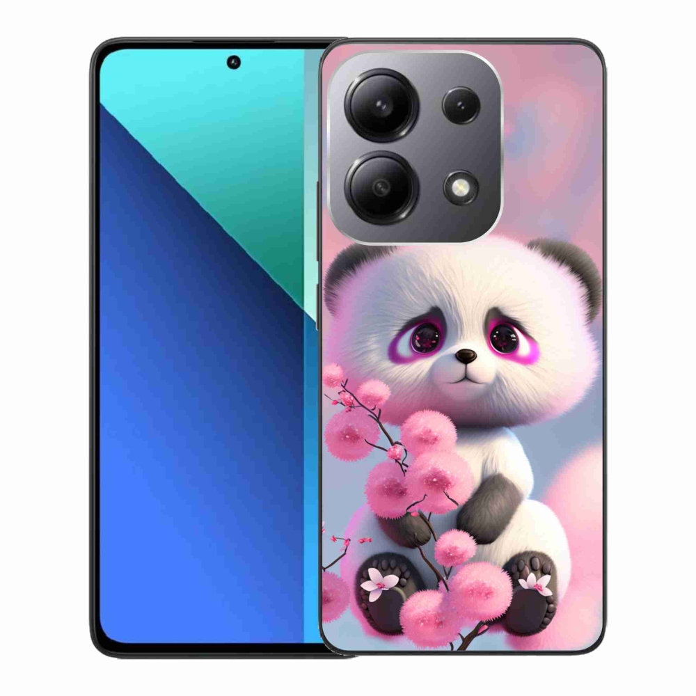 Gél borító mmCase a Xiaomi Redmi Note 13-hoz - aranyos panda 1