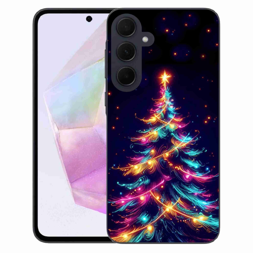Gél borítás mmCase Samsung Galaxy A35 5G - neon karácsonyfa