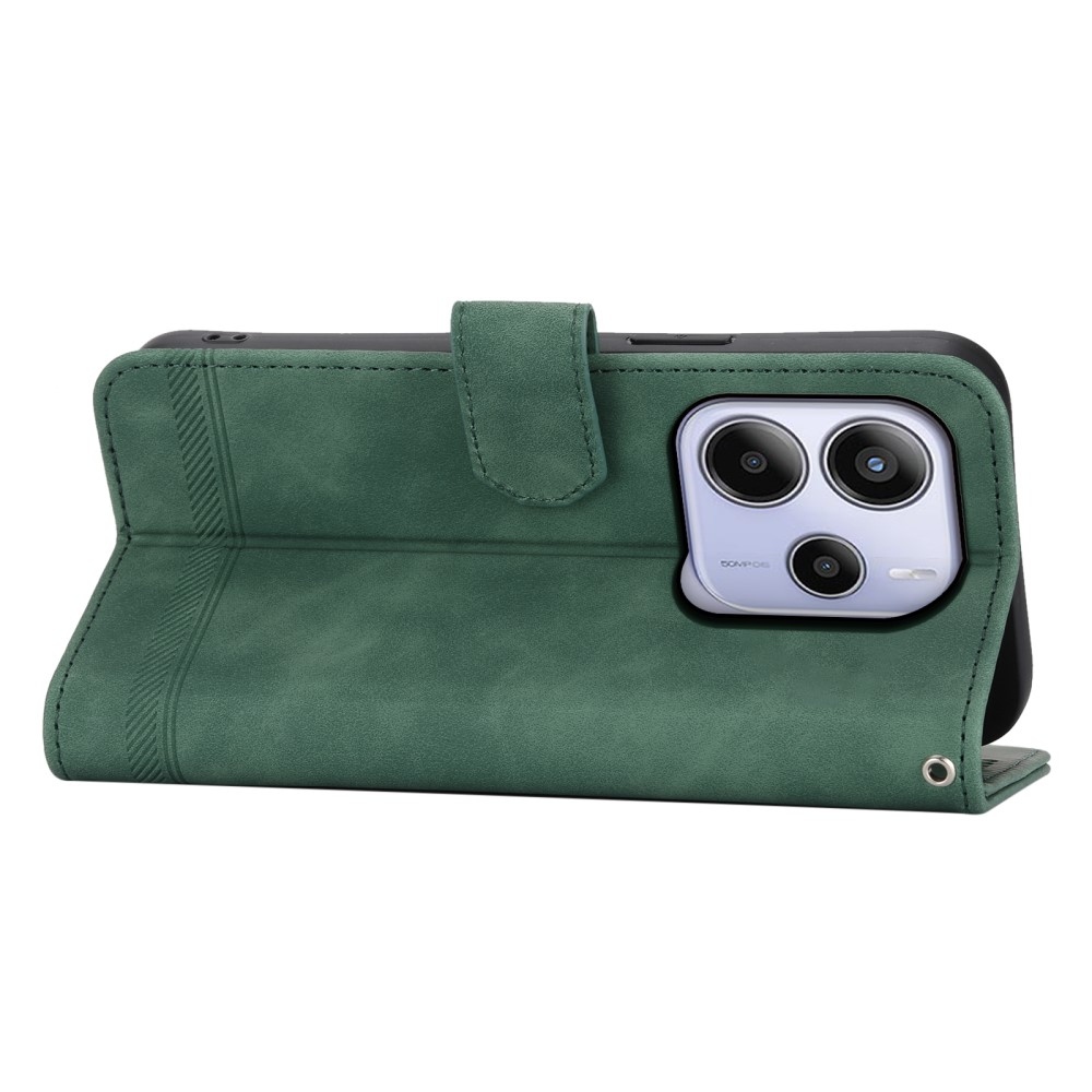 DIERFENG könyv tok a Xiaomi Redmi Note 14-hez - zöld