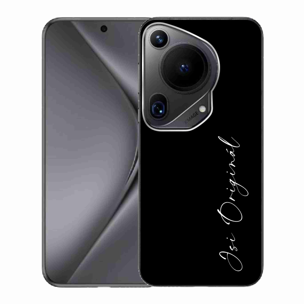 Gél borító mmCase a Huawei Pura 70 Ultra - te vagy az eredeti fekete háttérrel
