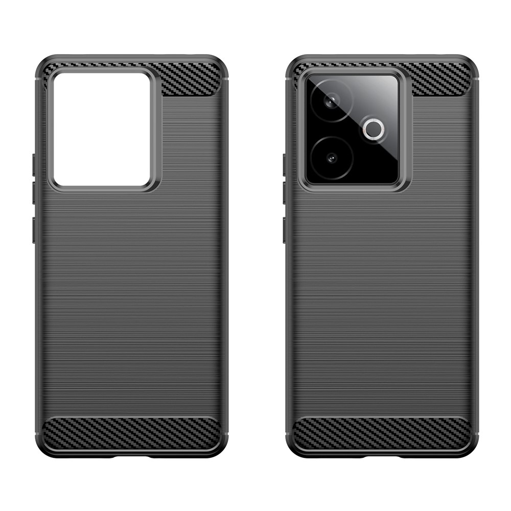 Szénálló zselés tok a Realme GT 7 5G/GT 7T 5G készülékhez - fekete