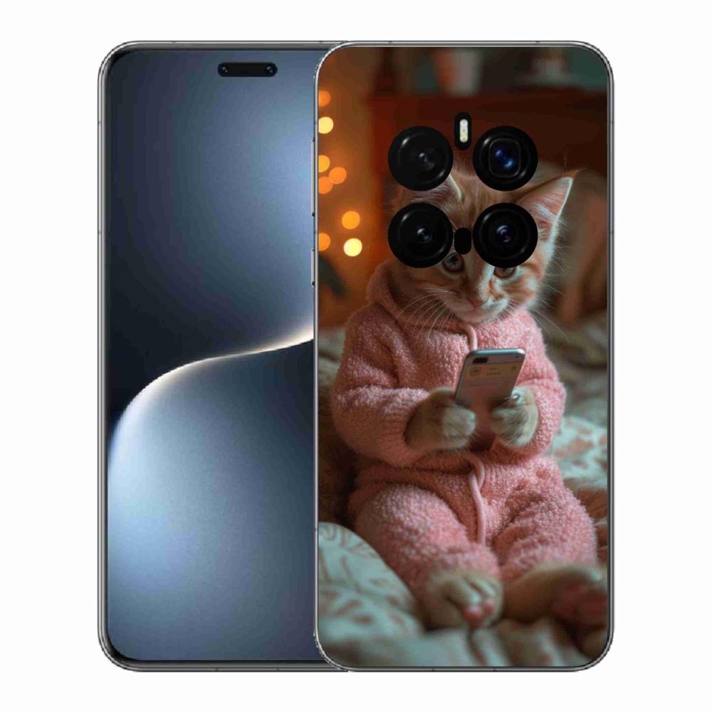 Gél borító mmCase a Honor Magic 7 Pro 5G készülékhez - baba a mobillal