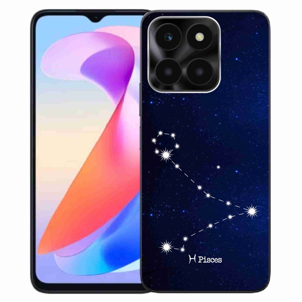 Gél borítás mmCase a Honor X6a számára - csillagkép Halak