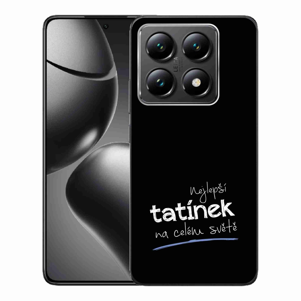 Gél borító mmCase a Xiaomi 14T-hez - legjobb apuci 4 fekete háttérrel