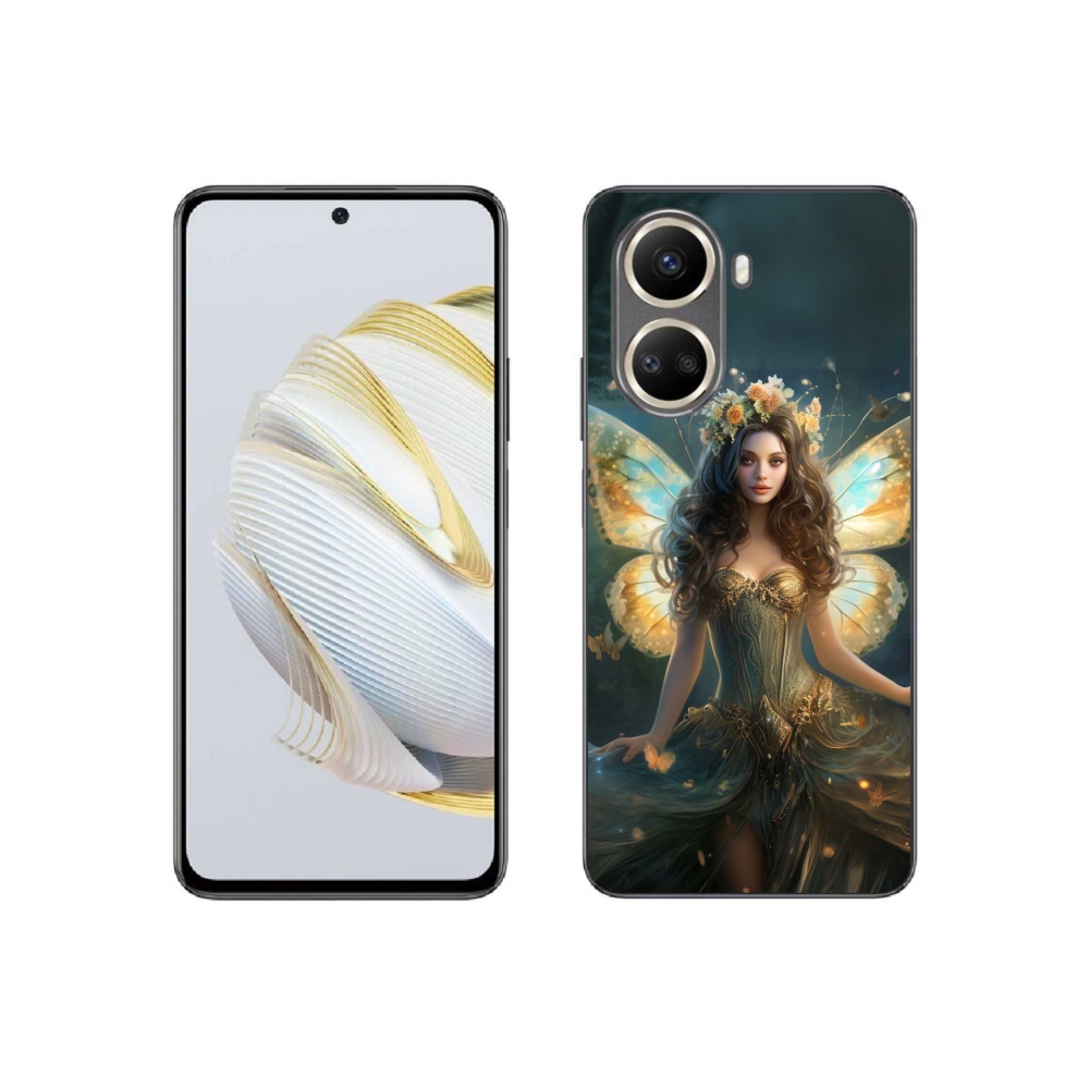 Gél borítás mmCase a Huawei Nova 10 SE-hez - pillangó nő