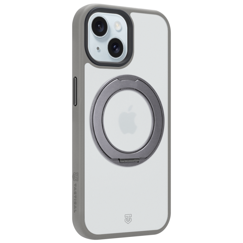 Tactical MagForce Hyperstand tok az Apple iPhone 15-hez, világosszürke