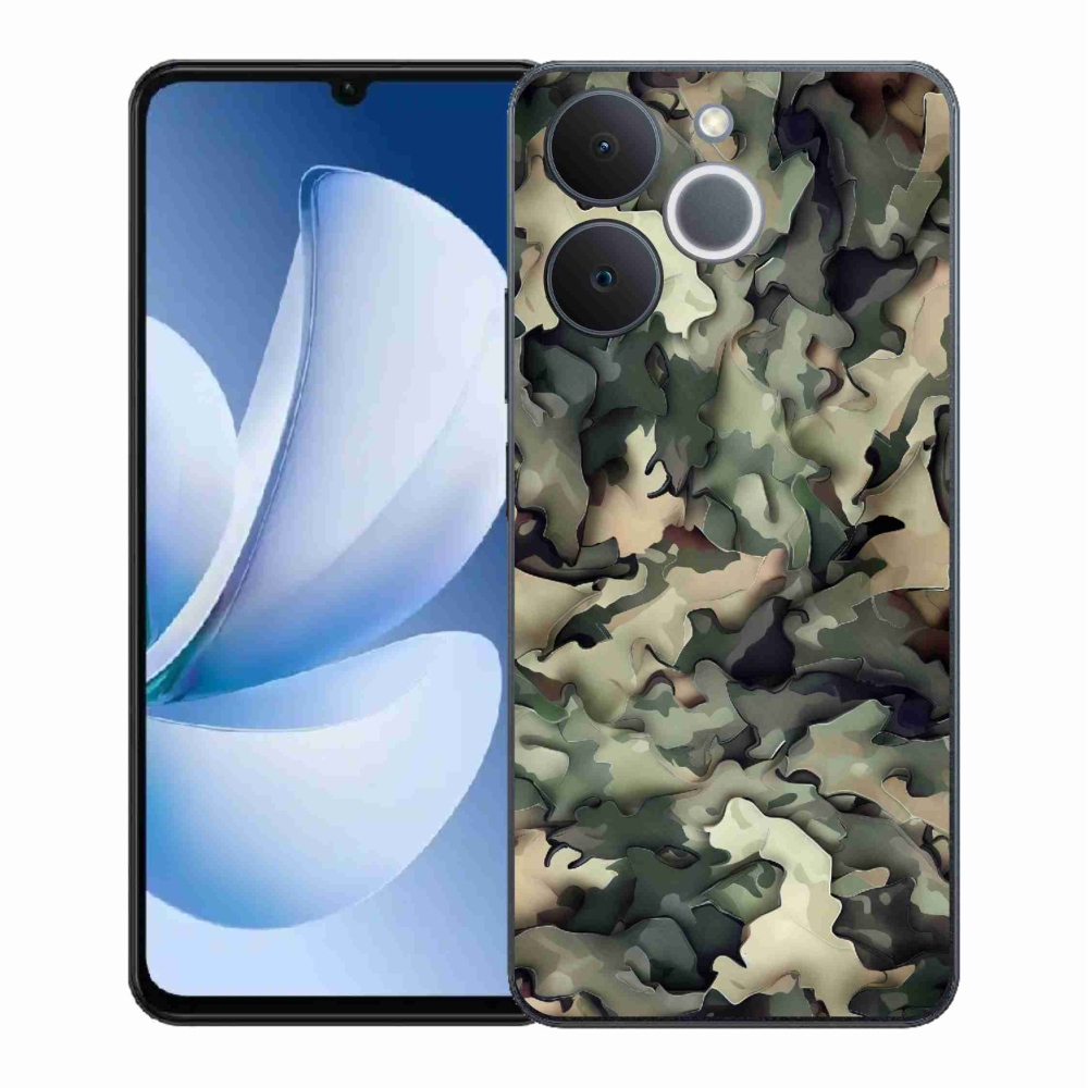 Zselés borítás mmCase a Realme Note 70T készülékhez - terepszínű minta 9