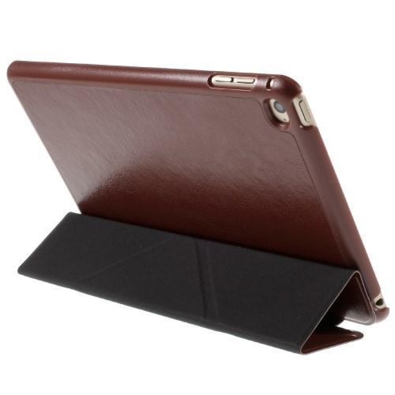 Origami fordítható tok iPad mini 4 készülékhez - barna