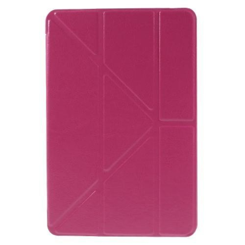 Origami fordítható tok iPad mini 4 készülékhez - rózsaszín