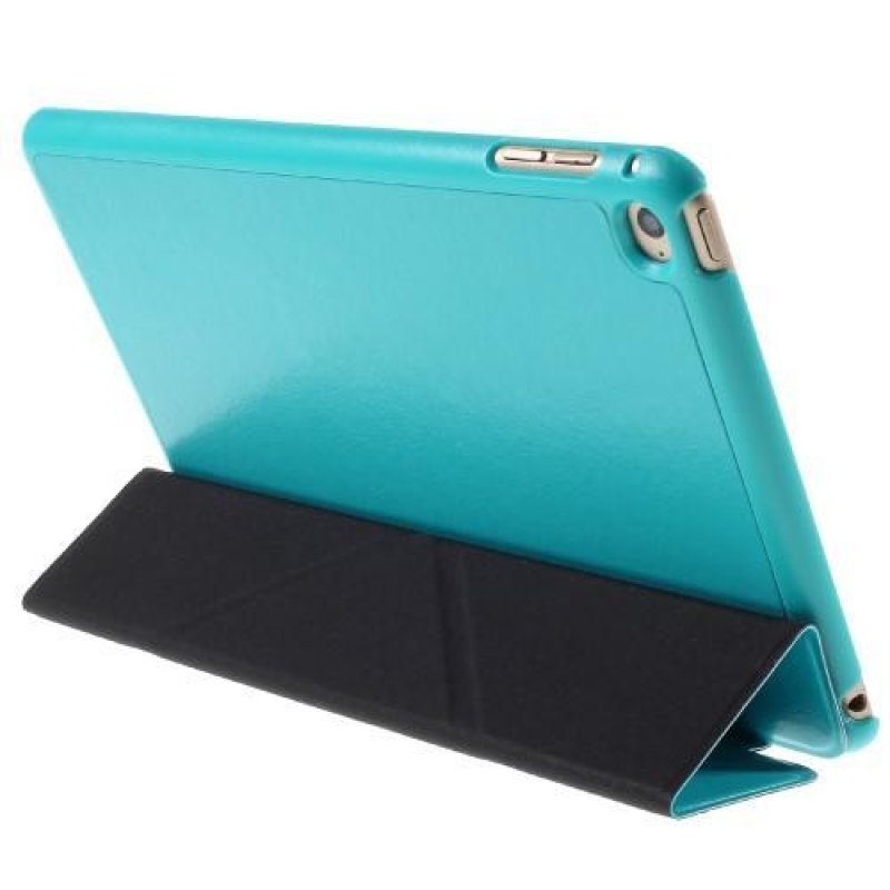 Origami állítható tok iPad mini 4 készülékhez - világoskék