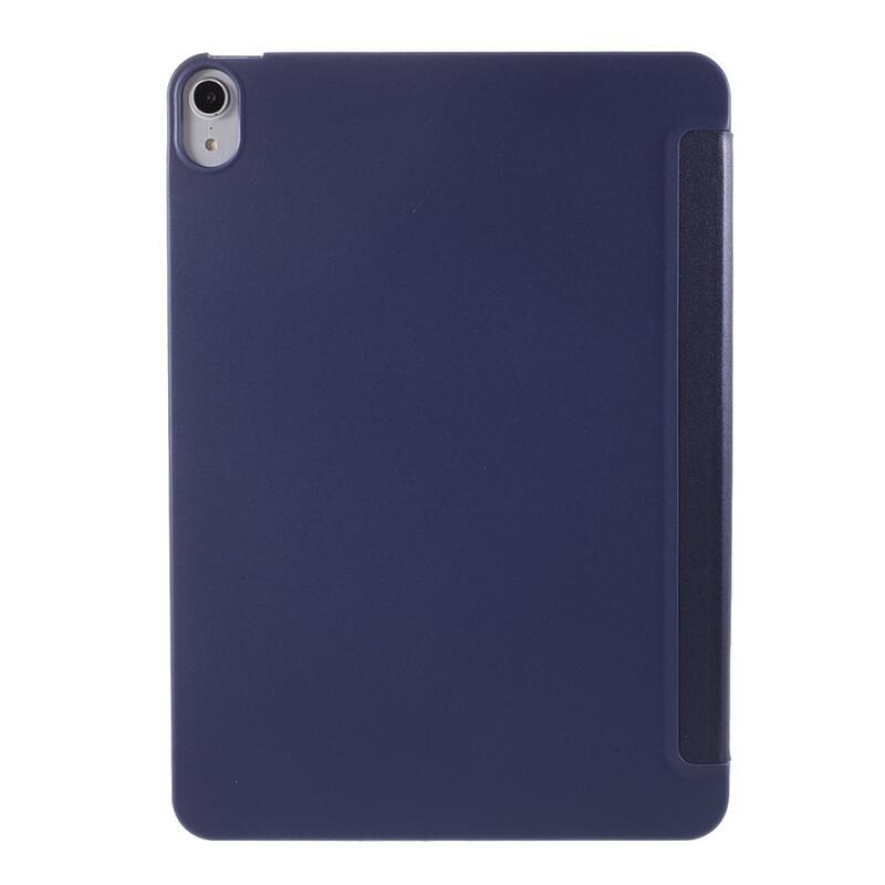 Origami összecsukható PU bőrből készült pénztárca tablet tok iPad Air (2020)/Air (2022) - sötétkék