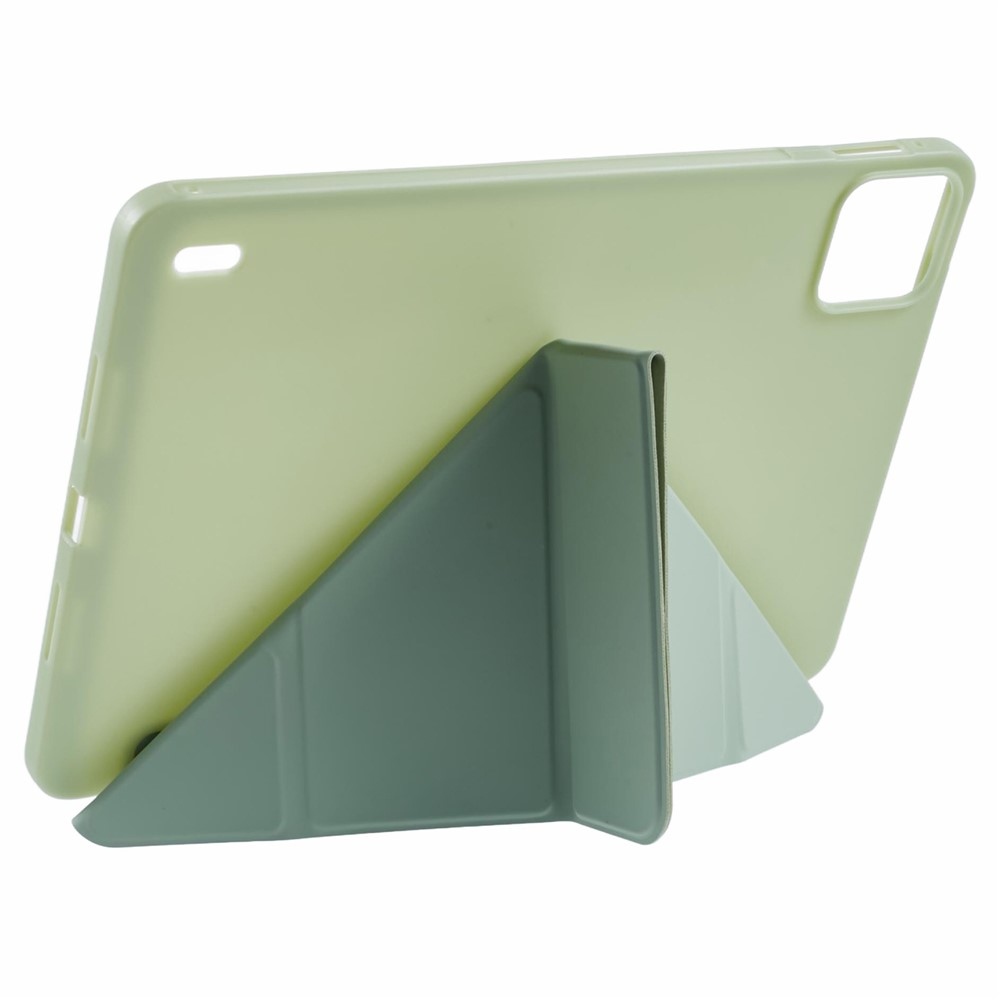 Origamis intelligens pozicionáló táblagép tok Xiaomi Pad 8/8 Pro/7/7/7 Pro - világoszöld