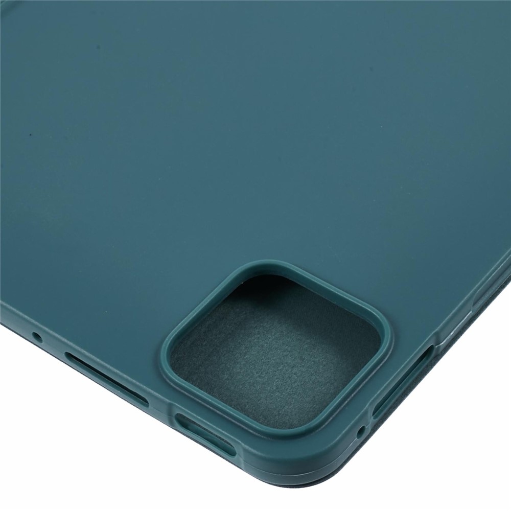 Origamis intelligens pozicionáló táblagép tok Xiaomi Pad 8/8 Pro/7/7/7 Pro - sötétzöld