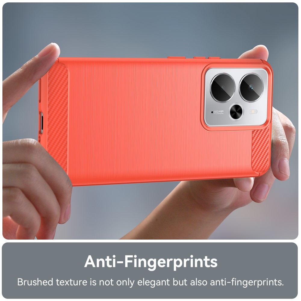 Szénálló zselés tok a Realme 14 5G/14T 5G készülékhez - piros