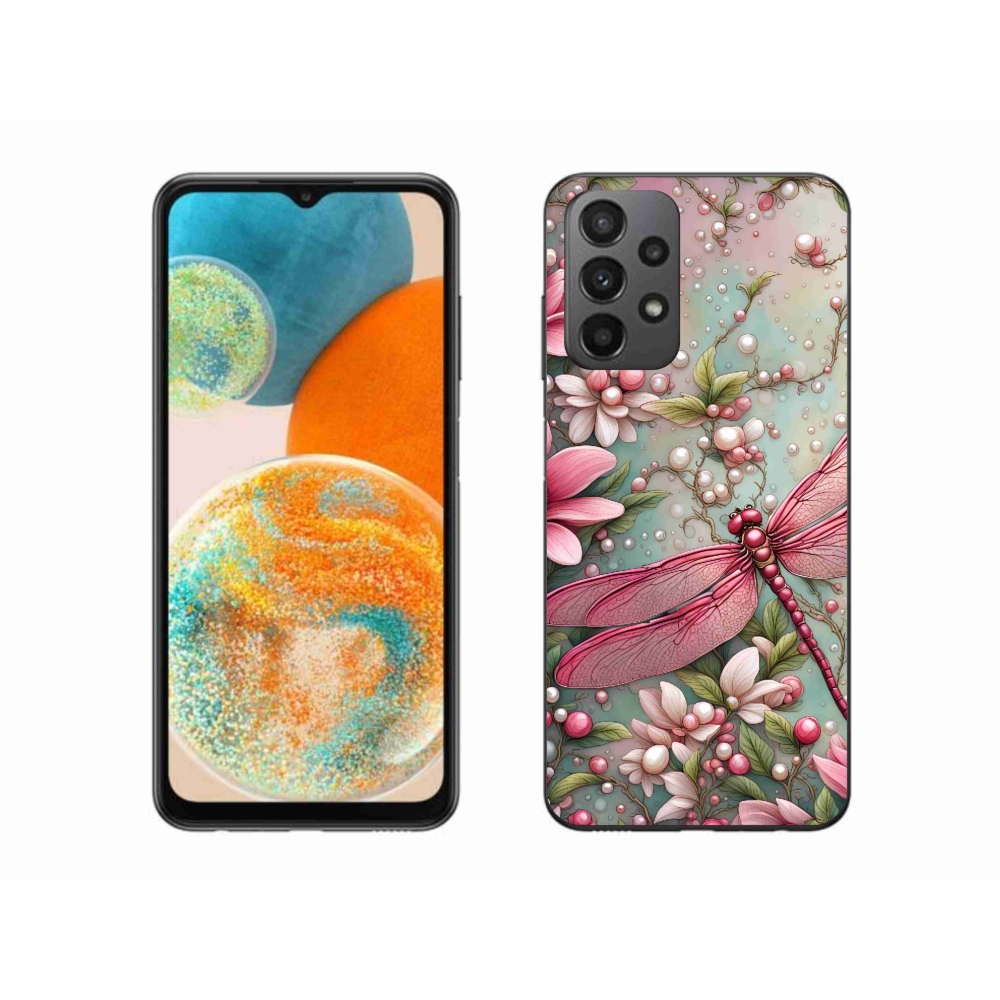Zselés borítás mmCase Samsung Galaxy A23 4G/5G készülékhez - szitakötő