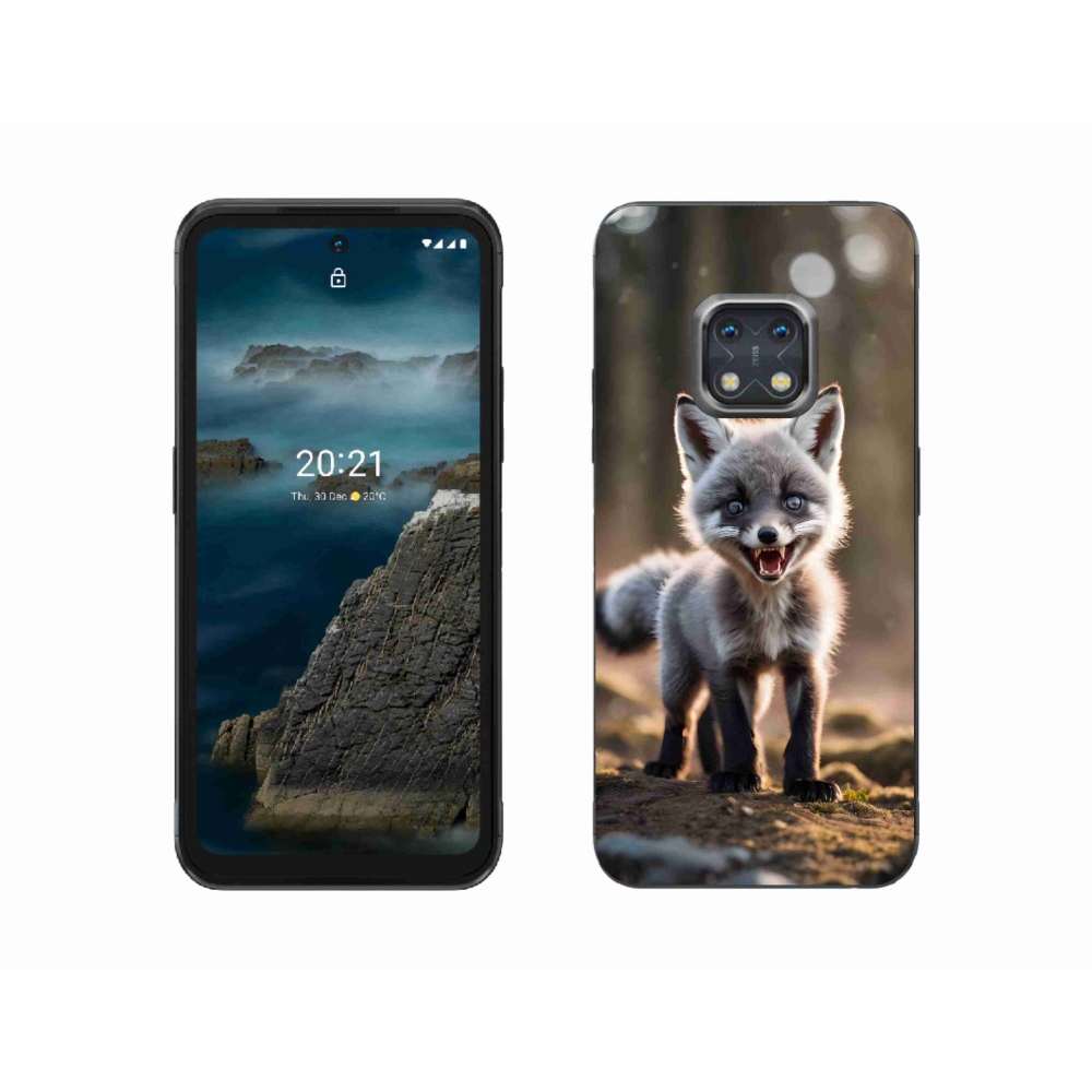 Gél borítás mmCase a Nokia XR20 készülékhez - angry fox