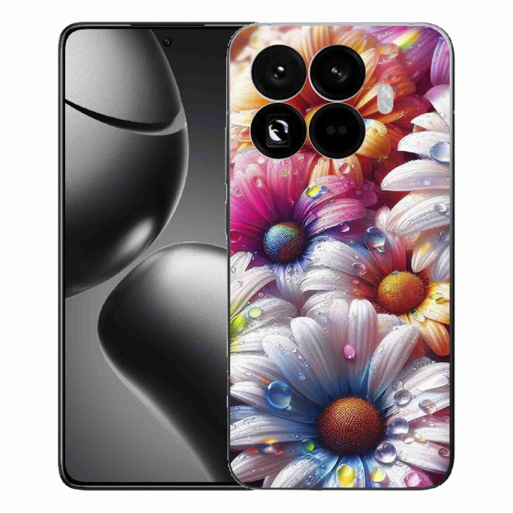 Gél borítás mmCase a Xiaomi 15T Pro számára - színes százszorszépek