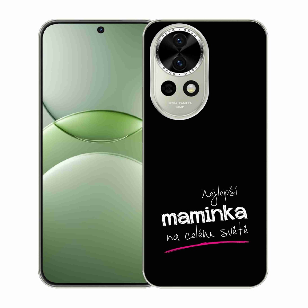 Gél borító mmCase a Huawei Nova 13 5G - legjobb anya 4 fekete háttérrel