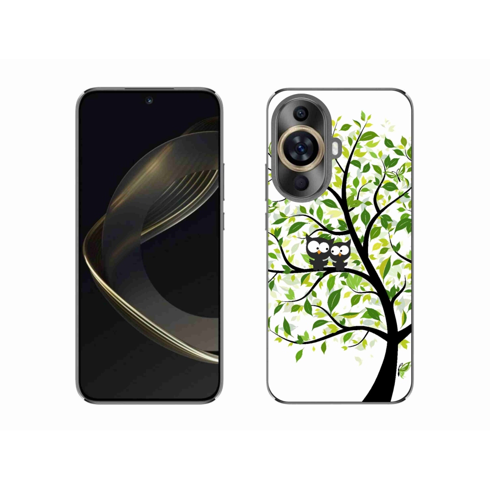 Gél borító mmCase a Huawei Nova 11-en - baglyok a fán