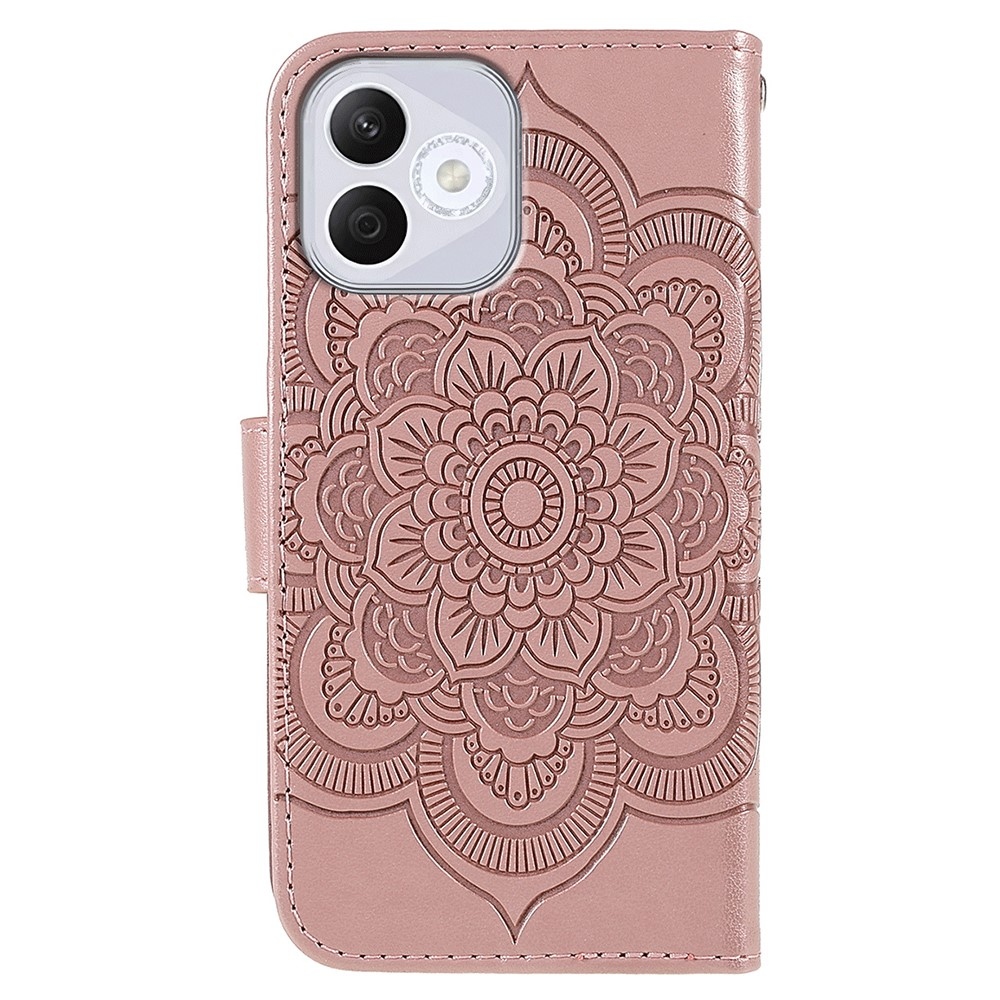 Mandala könyvtáska Honor 400 Lite-hoz - rózsaarany