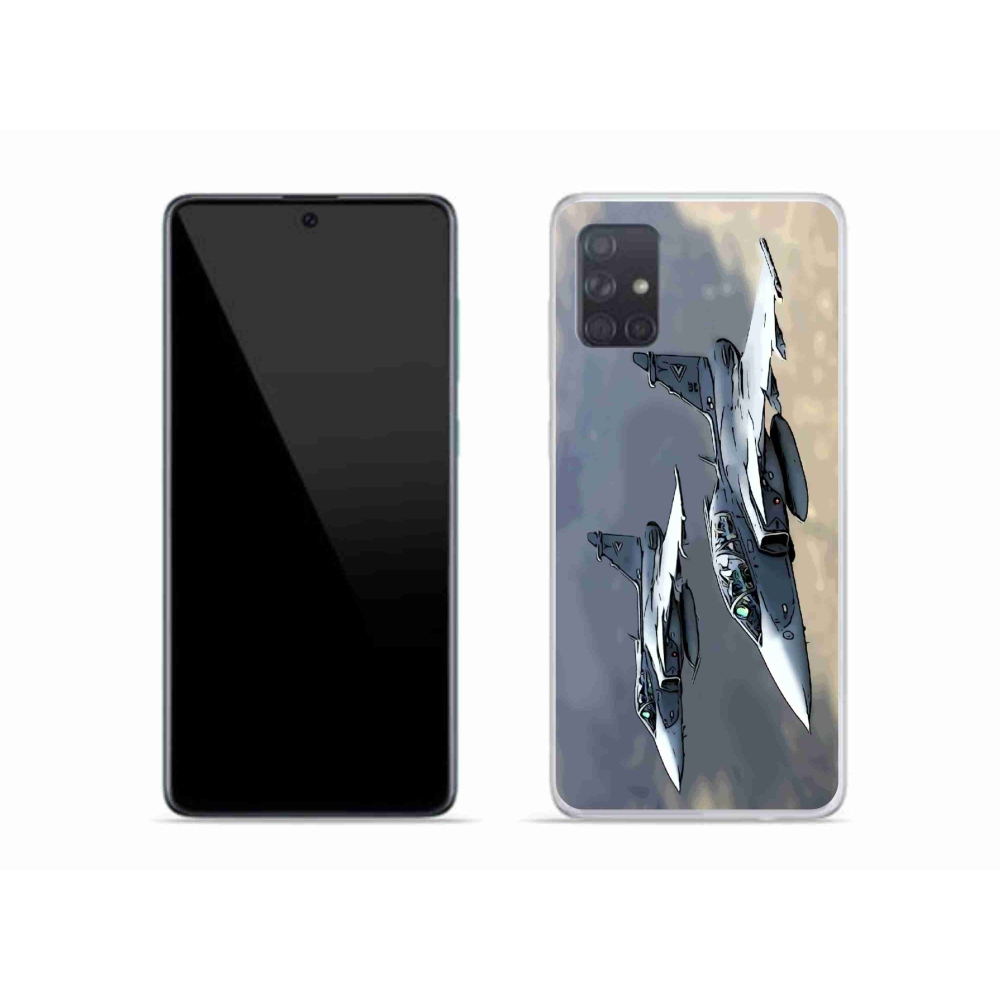 Zselés borítás mmCase Samsung Galaxy A51 - vadászrepülőkhöz
