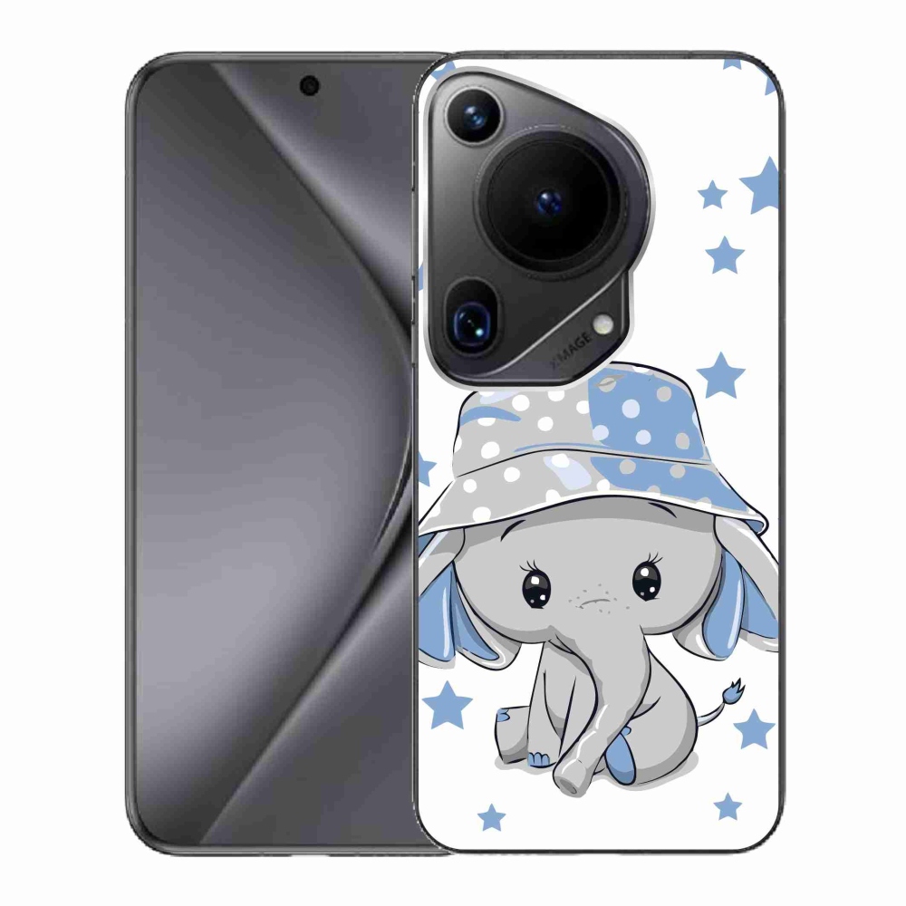 Zselés borítás mmCase a Huawei Pura 70 Ultra készülékhez - kék elefánt