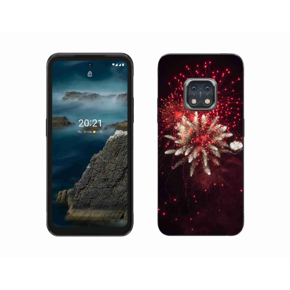 Zselés borítás mmCase a Nokia XR20 készülékhez - tűzijáték
