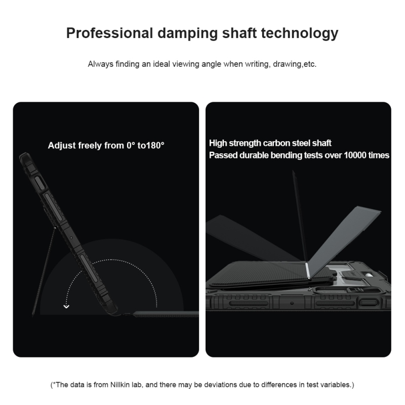 Nillkin Bumper Link billentyűzet tok (háttérvilágításos verzió) iPad Pro 11 2024 Fekete