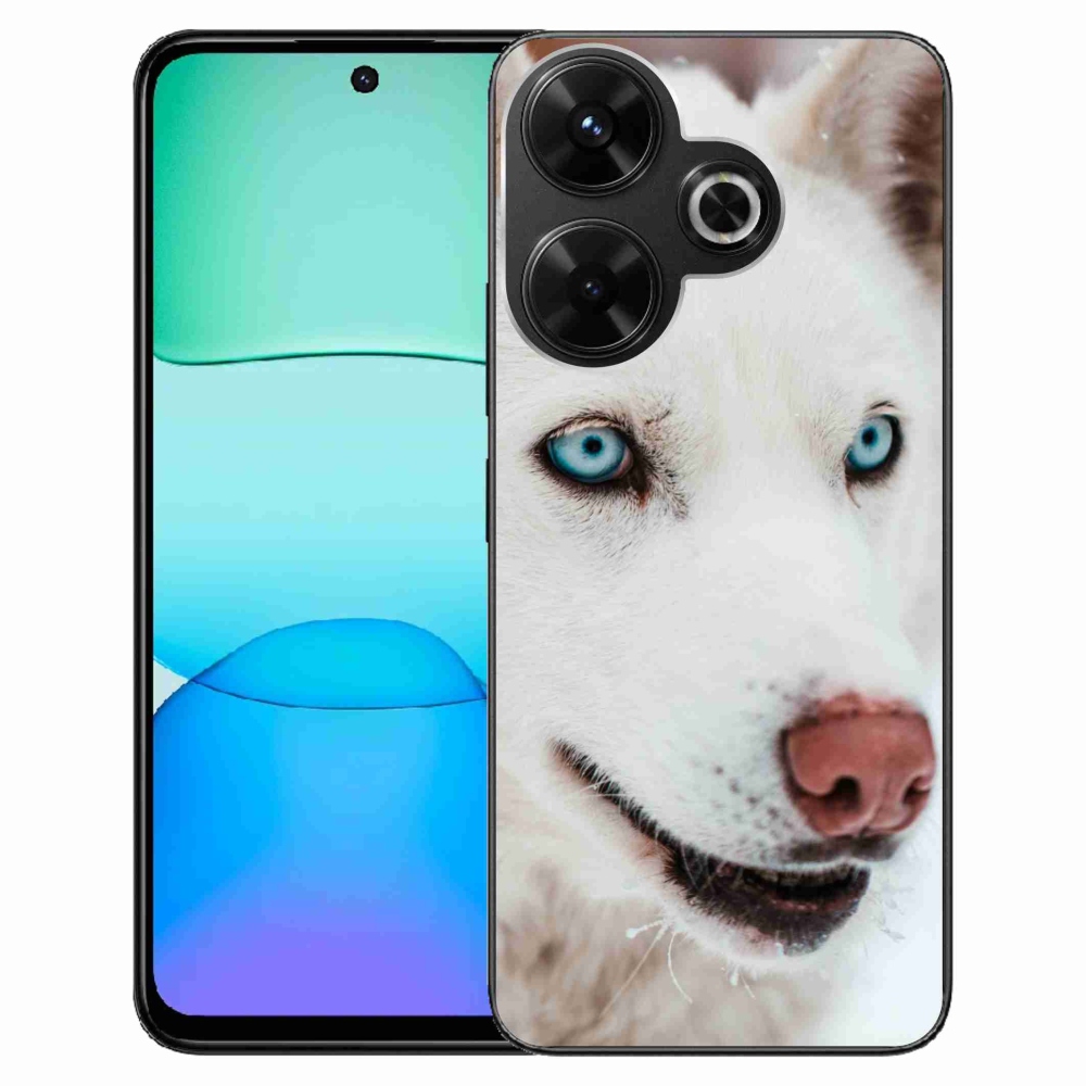 Gél tok mmCase a Xiaomi Redmi 13 4G/Poco M6 4G számára - kutyaszemmel nézve