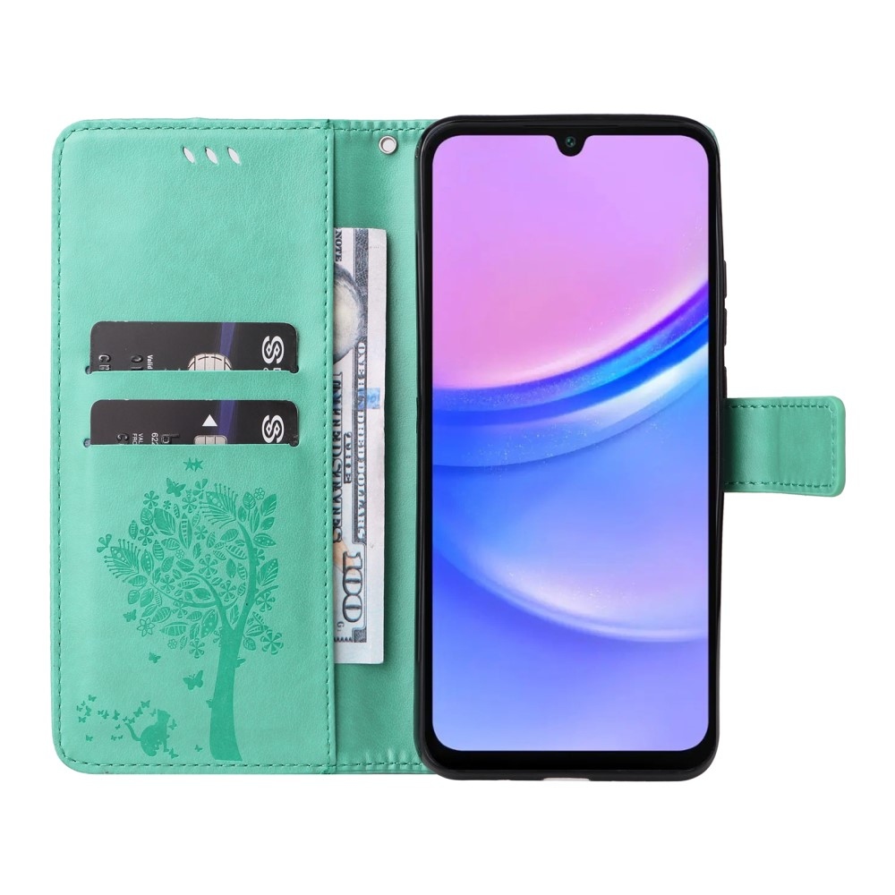 Fák könyve tok Samsung Galaxy A16 4G/5G/A26 5G - teal - teal