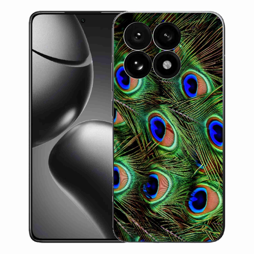 Gél borítás mmCase a Xiaomi 15T-hez - pávatoll