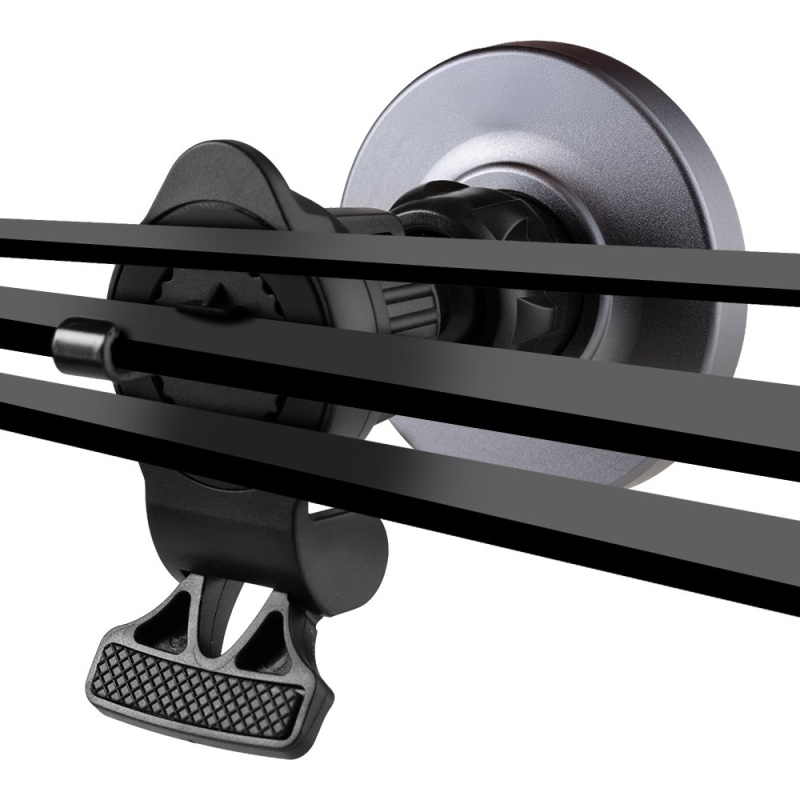 CSOMAG:ME MagNetix Aura vezeték nélküli autós töltőtartó 15W Fekete