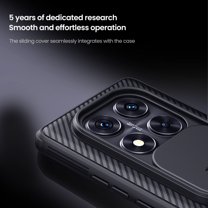 Nillkin CamShield PRO hátlap a Xiaomi Redmi Note 14 Pro 5G/Poco X7 5G kékhez