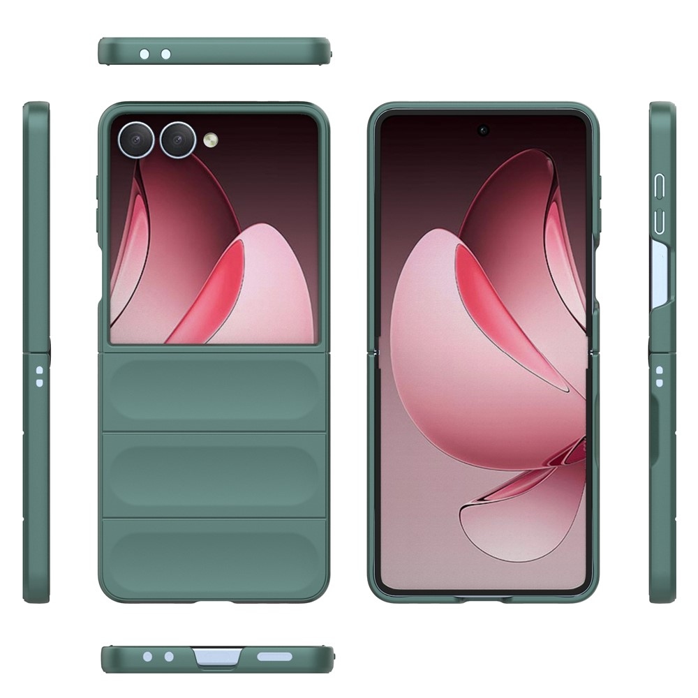 Rugg tartós zselés tok Samsung Galaxy Z Flip7 5G - zöld