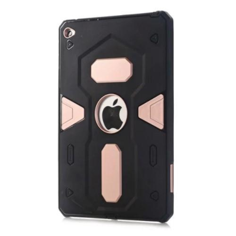 Kültéri kétrészes zselés/műanyag tok iPad mini 4 készülékhez - rózsaarany