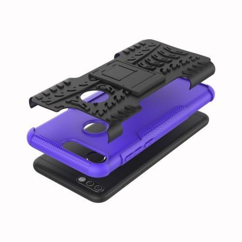 Kültéri hibrid borító Huawei Y7 Prime (2018) és Honor 7C készülékhez - lila
