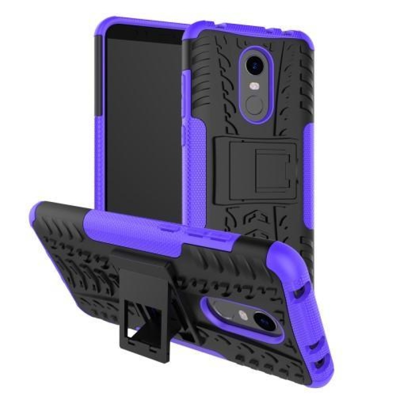 Kültéri tartós hibrid tok állvánnyal Xiaomi Redmi 5 Plus-hoz - lila
