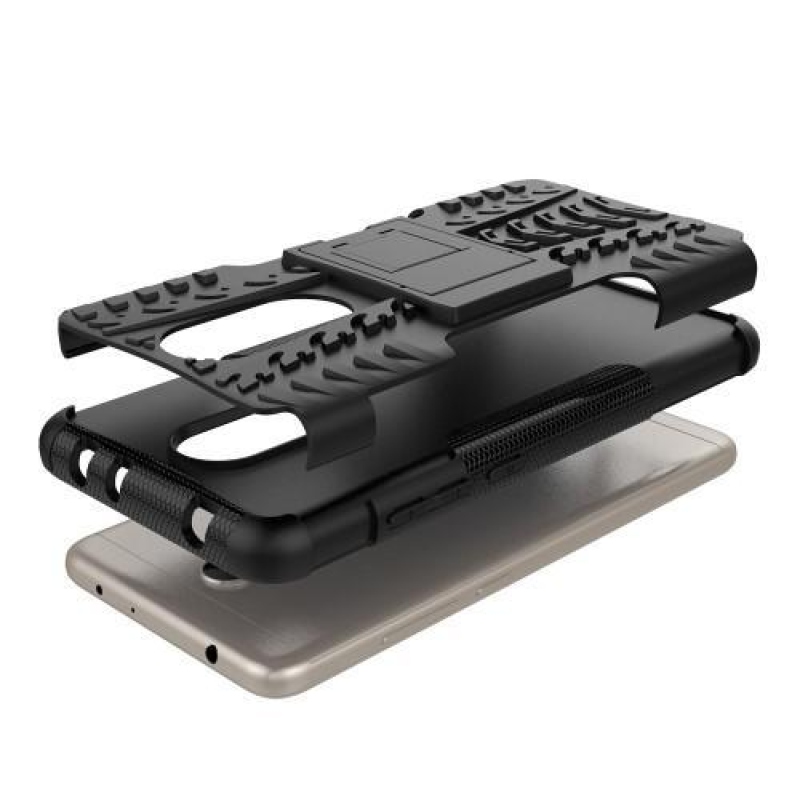 Kültéri tartós tok flip állvánnyal Xiaomi Redmi 5 számára - zöld