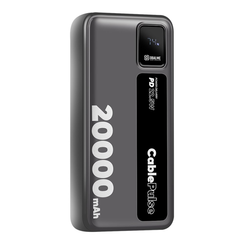 CSOMAGOLÁS: ME CablePulse Powerbank 20000mAh 22,5W Fekete