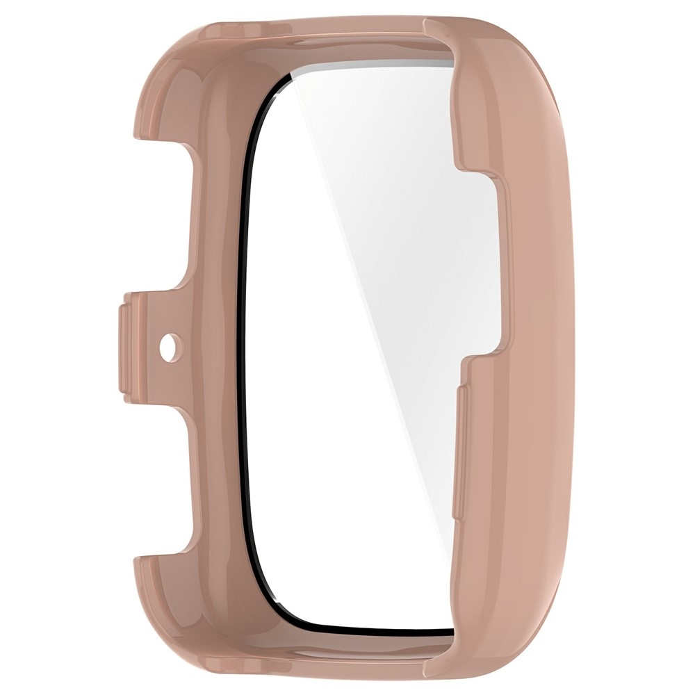 Amazfit Active 2 Square-hez készült műanyag, felcsatolható tok védőüveggel – rózsaszín
