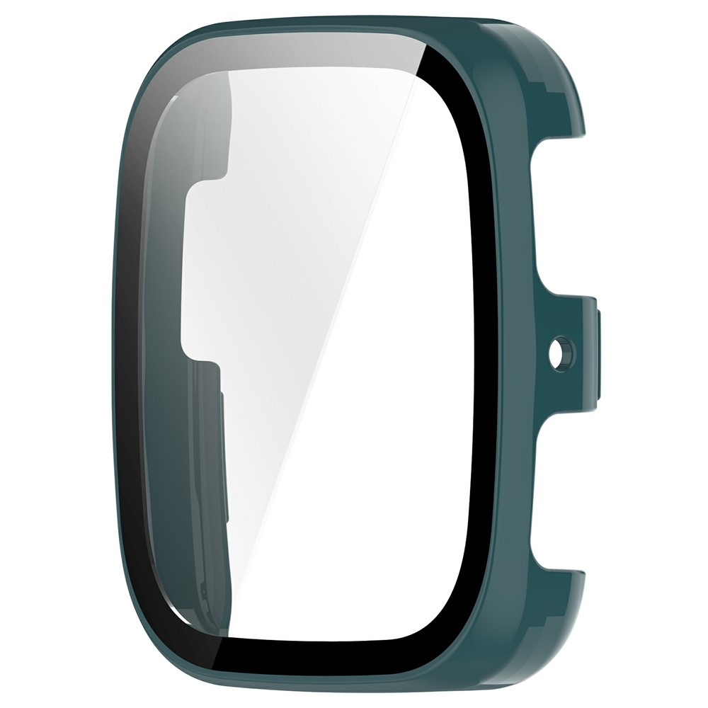 Amazfit Active 2 Square-hez készült műanyag felcsatolható tok védőüveggel – zöld