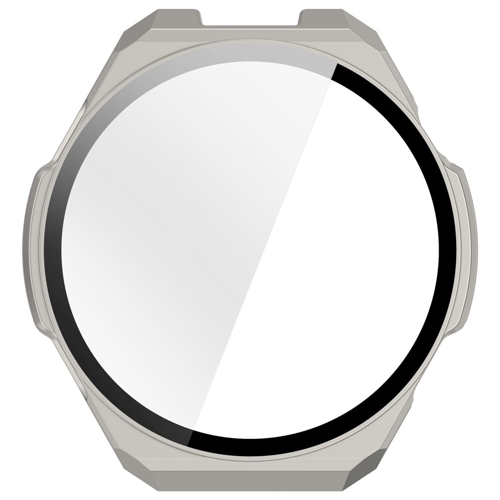 Amazfit Balance 3-hoz készült műanyag, felcsatolható tok védőüveggel – szürke