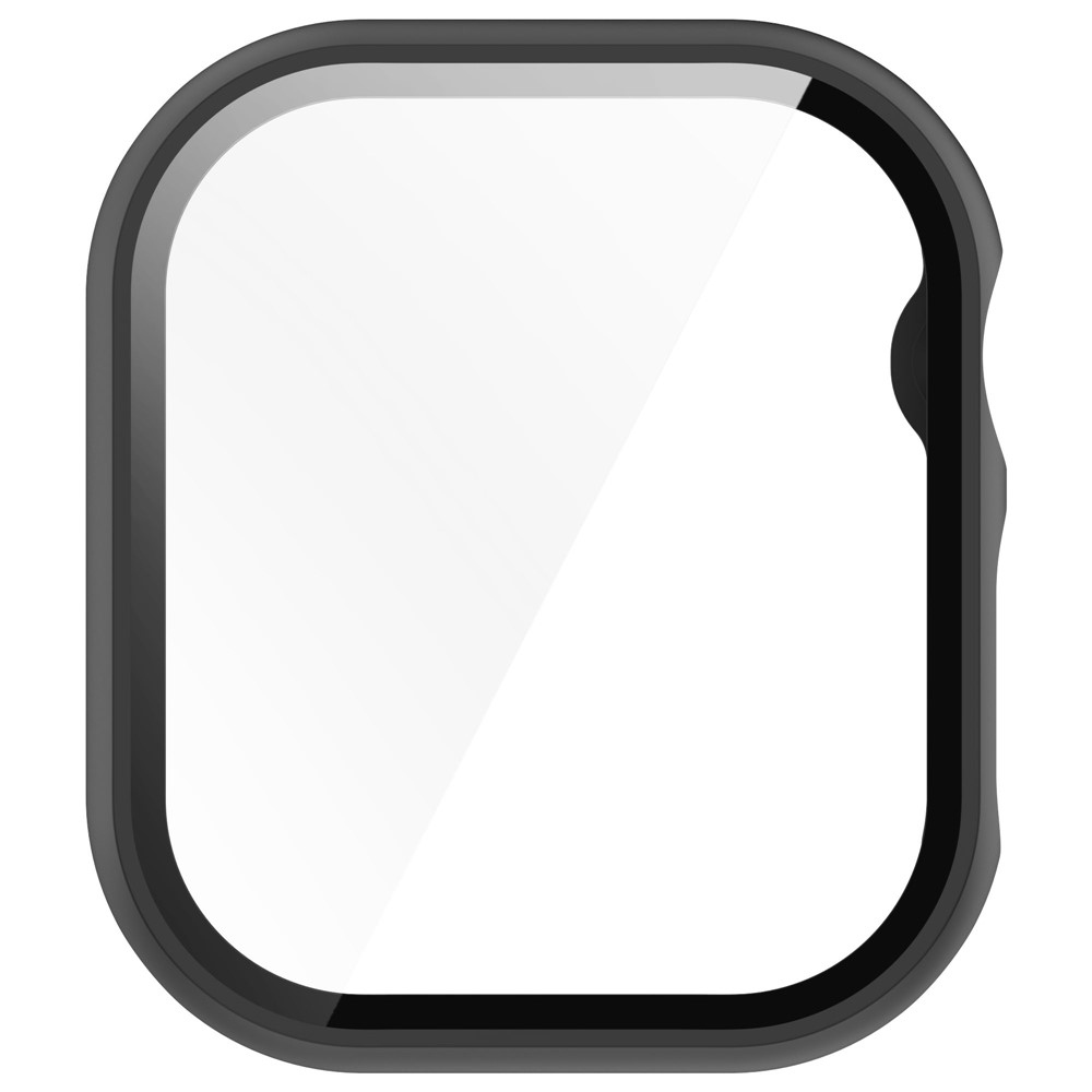 Overall műanyag felcsatolható tok védőüveggel az Apple Watch 11/10 42 mm-es modellhez – fekete